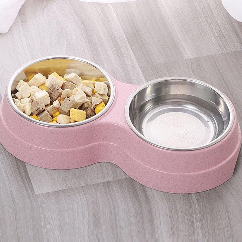 Bol double pour chien | PuppyFeedingBowl™ - Toppitou