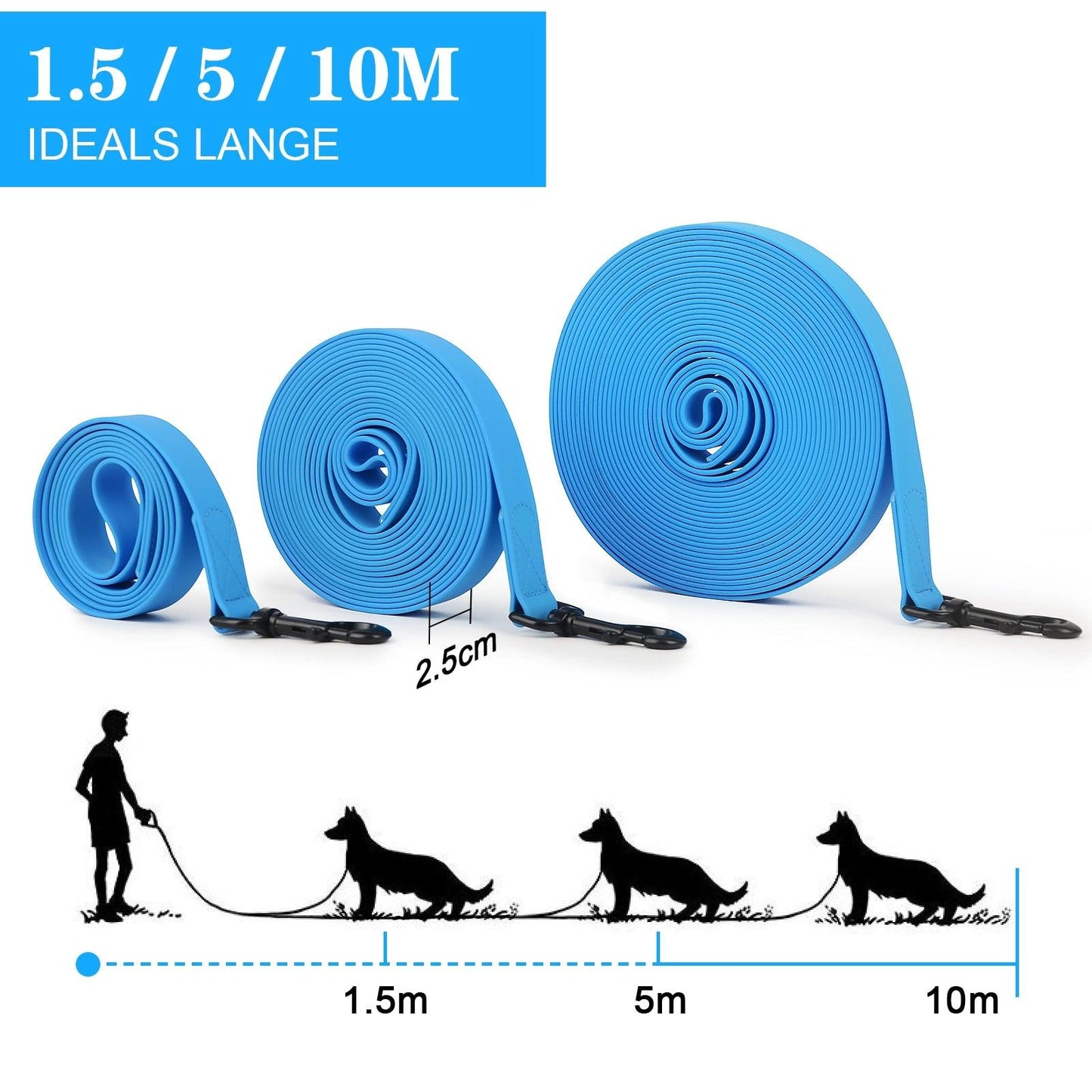 Laisse en Biothane Durable : Confort et Style pour Votre Chien - Toppitou