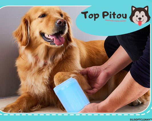 Nettoie Patte pour chien | SilisoftCleany™ - Toppitou