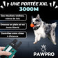 PAWPRO Collier de Dressage, Portée XXL de 3000m, Conforme Nouvelle Loi 2024 Bien-Être Animal, 3 Modes BIP, Boost Vibration, pour Chiens de Toutes Tailles, Marque Française (1pcs)